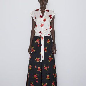 Zara Medium wide leg flowy pants